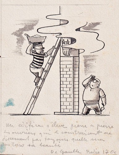 Operaio cantiere caricatura - operaio,