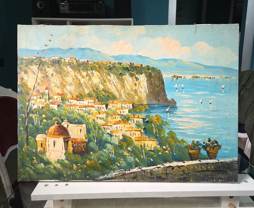 Quadro pittura olio - quadro,