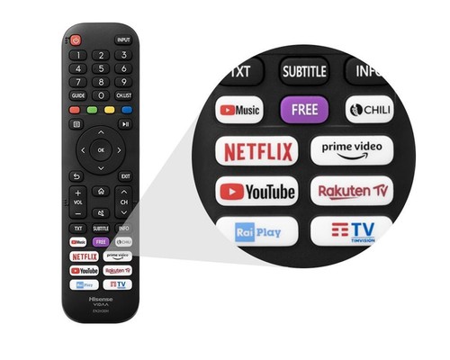 Telecomando originale hisense - telecomando,