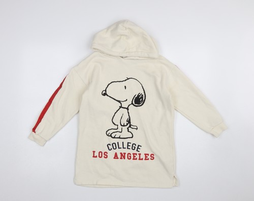 Zara girls ivory snoopy - zara,