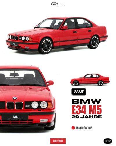 Bmw e34 20 anni - m5,