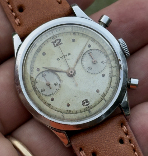 Cronografo vintage cyma - cronografo,