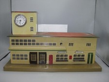 Märklin scala 0/1 2012 stazione UB con torre, orologio con movimento, tempo di costruzione 38-40 #d536