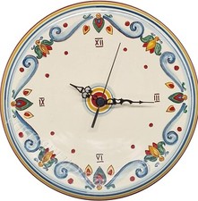 OROLOGIO DA PARETE D30 FANTASIA SICILIANA CERAMICA CALTAGIRONE