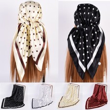 Foulard En Satin Doux Quatre Saisons Pour Femmes Foulard Carré Fait À La /