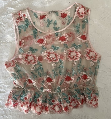 Top pizzo intimissimi fiori - top,