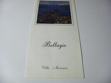 DEPLIANT VILLA MOROSINI BELLAGIO VENDITA AGENZIA IMMOBILIARE USATO