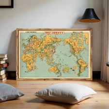 Vecchia Mappa del Mondo