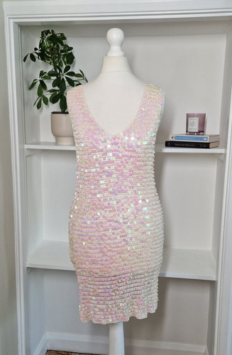 Mini abito bodycon paillettes - mini,