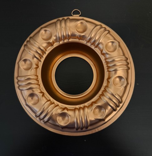 Vintage rame bundt anello - rame,