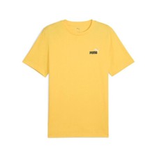 T-shirt uomo cotone Puma Essentials Small Logo 684717-55 giallo-nero-bianco