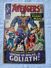 Avengers #28 FR/GD 1.5 Uomo Gigante diventa Golia! Marvel 1966