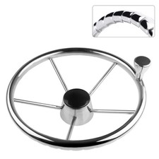 Spoke rudder with knob - with,