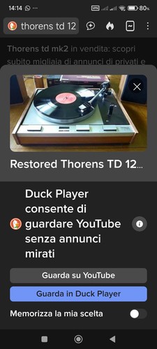 Giradischi thorens 125 mk2 - giradischi,