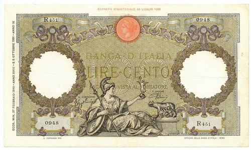 100 lire capranesi aquila - lire,