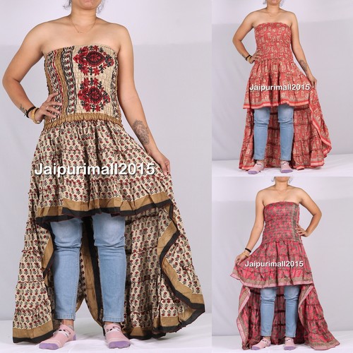 Abito bohemien alto basso