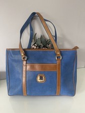 LANCEL Vintage Blue Coated