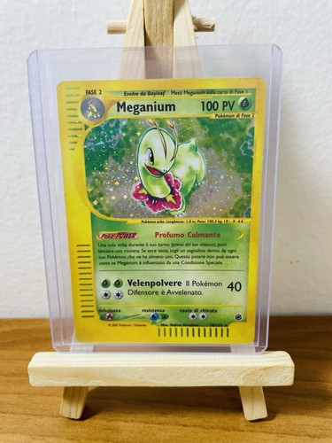 Pokemon meganium holo - meganium, swirl