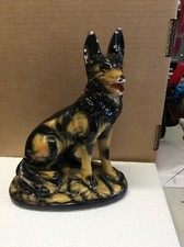 Antico Gesso Soprammobile Cane