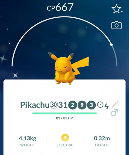 Shiny pikachu pokemon - go, no