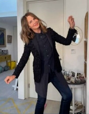 ZARA Trinny blu navy blazer