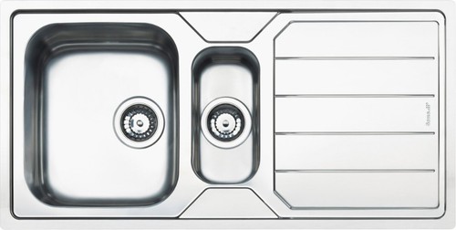 Smeg lavello vasca 2 con - 1, e