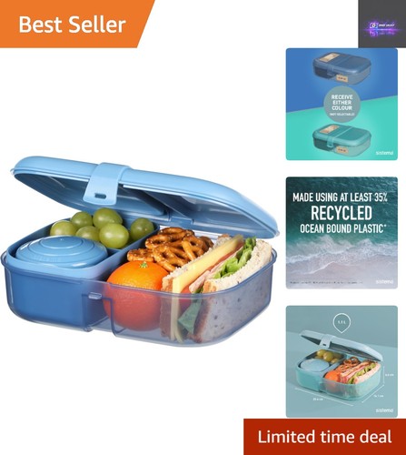 Lunch box teal - lunch, con