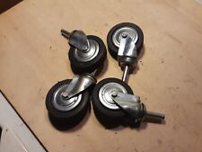 4 RUOTE PER MOBILI CARRELLI ECC. DIAMETRO RUOTA 8 CM OTTIMO STATO