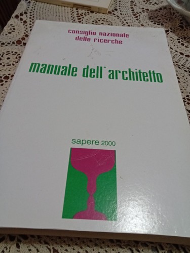 Manuale dell architetto - manuale, dell'architetto