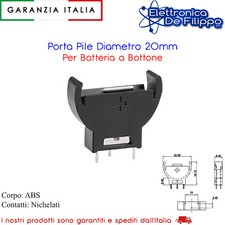 Porta Pile Diametro 20mm Per