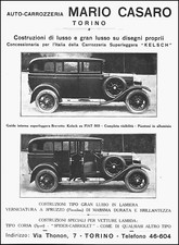 PUBBLICITA' 1927 CARROZZERIA