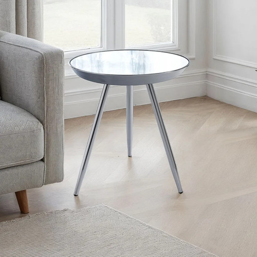 Tavolino irvine chrome base - chrome, in