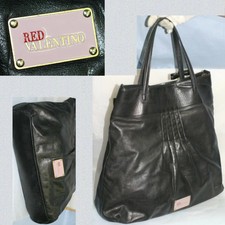 Borsa a tracolla Valentino Garavani nera grande fiocco vintage autentica