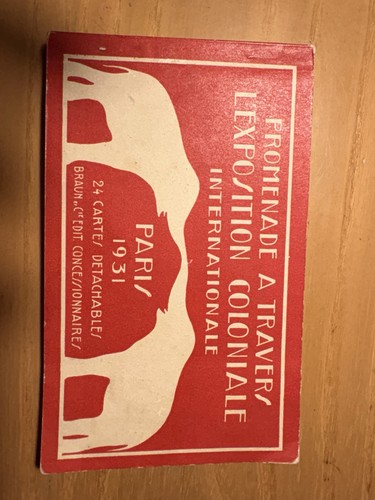Libretto esposizione coloniale - libretto,
