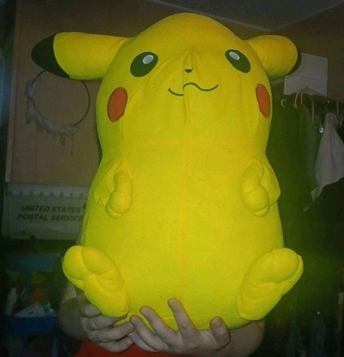 Peluche jumbo pikachu - peluche, 32"🚭