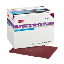 1 Pz Scotch-Brite Paglietta Rossa Media Carteggiatura Pulizia Metallo Legno