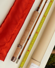 Pezon Michel Blank Pêche 8'6 CANNE à MOUCHE Bambou Canna mosca pesca di Bambu