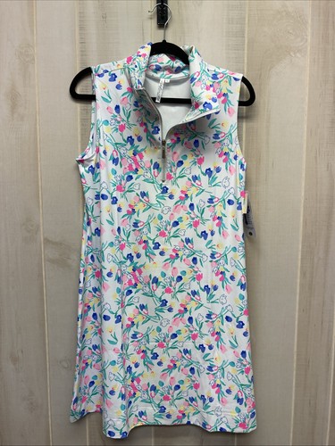 Abito tubino floreale con zip