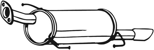 190 silenziatore posteriore - 190, cv