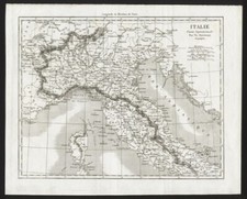 Carta geografica Italia , di