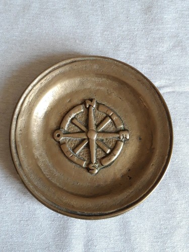 Piattino vintage ottone - piattino, in