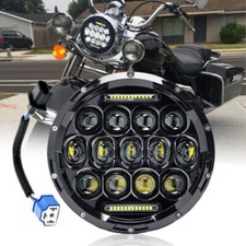 Faro proiettore led moto 7"