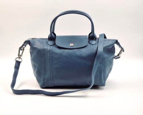 Longchamp pliage cuir borsa - longchamp,