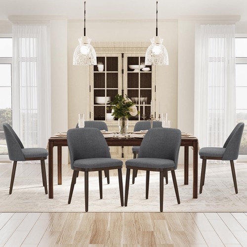 Upholstered dining chairs set - upholstered,