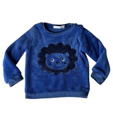 Maglione blu soffice bambino