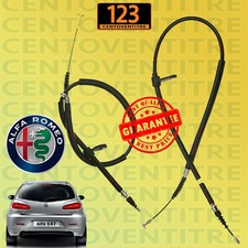 2 CAVI FUNI FRENO A MANO ALFA 147 POSTERIORI SINISTRO + DESTRO 