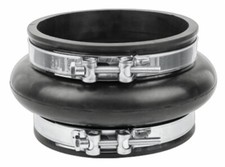 giunto antivibrante in gomma con fascette Inox Carrobotte diametro 150-200-250