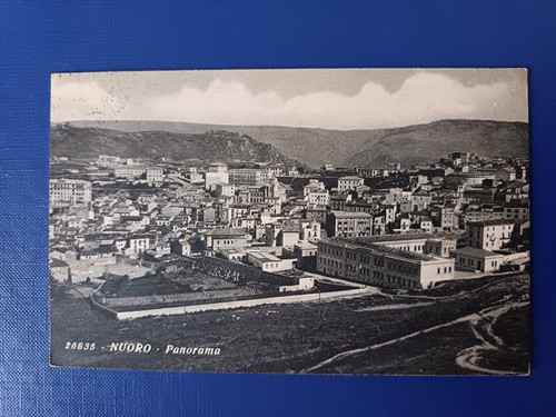 636a cartolina nuoro panorama - nuoro,