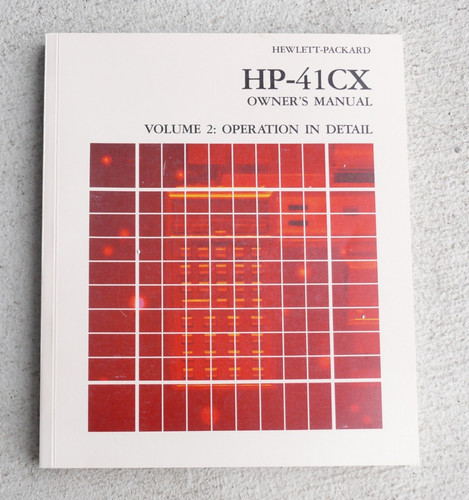 41cx manuale uso - hp-41cx, volume