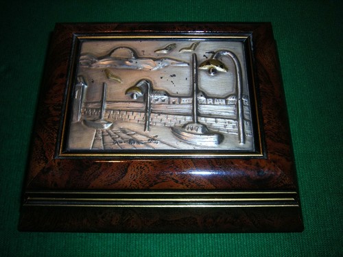 Cofanetto legno con - in,